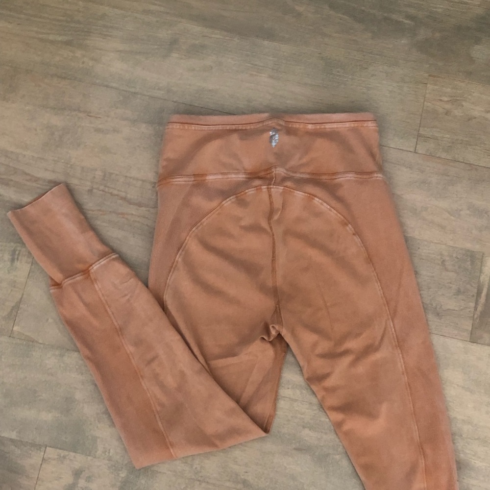 Free People High-Rise Ankle Hot Shot Leggings